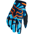Fox Racing Women's Dirtpaw Off-Road MX MTB Gloves Aqua Blue/Orange XLarge XLG XL