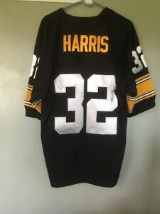 FRANCO HARRIS Mitchell&Ness sewn jersey 1975 Throwback MILLER/BROWN Signatures