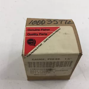 Fisher 11B4040X012 Pressure Gauge 0-30PSI Back Mount 1/8" NPT 1.5" Face - Picture 1 of 8