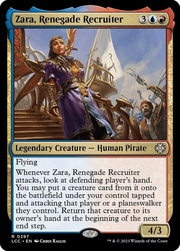 Zara, Renegade Recruiter R Commander: The Lost Caverns of Ixalan 297 - Image 1 of 1