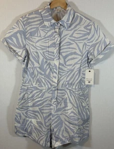 Billabong Shorts Romper Womens Small NEW Beach Summer Pockets Tropical Print - Picture 1 of 15