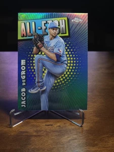 2025 Topps Chrome - All-Etch Jacob deGrom #CAE-5 Rangers - Picture 1 of 2
