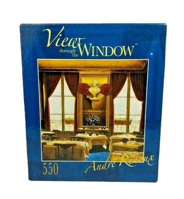 RoseArt View Through the Windows Les Deux Fenetres 550 Piece Jigsaw Puzzle - Image 1 of 4