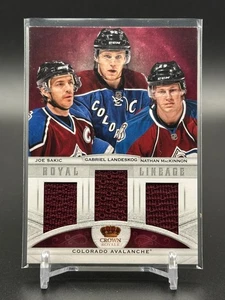 2013-14 Panini Crown Royale #RL-COL Landeskog / Sakic / MacKinnon MEM Avalanche - Picture 1 of 2