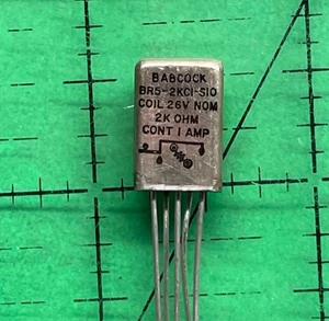 Babcock Relay BR5-2KC1 26v 1 Amp Mil/Aero Unused Vintage - Picture 1 of 2