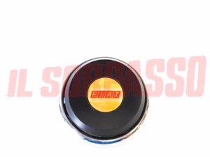 PULSANTE CLACSON VOLANTE STERZO FIAT 500 D F R ACCESSORIO LOGO FIAT - Picture 1 of 2