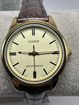 Casio LTP-V005 New Battery Ladies Watch MOD 5361 28MM 7.25" Leather Band W15 - Image 1 of 4