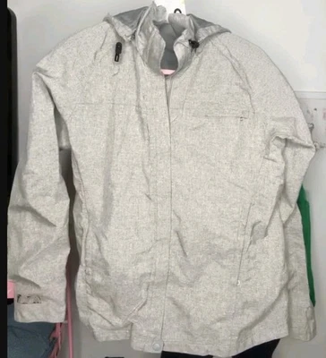 Chaqueta de lluvia y nieve para mujer REI Elements E1 talla M gris Foto 1 de 4