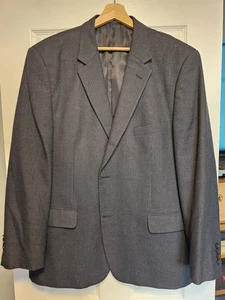 John Ashford Blazer Mens 48R Blazer Classic Macy's Jacket Gray - Picture 1 of 4