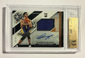 D’Angelo Russell RPA #/99 2015-16 Panini Limited BGS 9.5 Gem Mint Auto 10 D’Lo - Picture 1 of 2