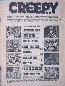 Creepy Magazine #10 1966 ohne Cover  - Bild 1 von 5