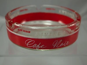 LAS VEGAS NEVADA RIVIERA LIGHTHOUSE DELMONICO CAFE NOIR ASHTRAY CASINO GLASS W@W - Picture 1 of 3