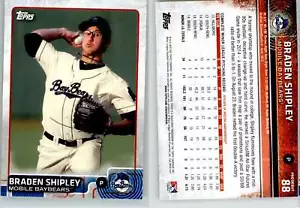 Braden Shipley 2015 Topps Pro Debut #88 Mobile Baybears - Picture 1 of 1