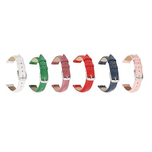 Watch Band Leather Wrist Replacement Strap Quick Release Buckle 14/18/20/22mm - Picture 1 of 15