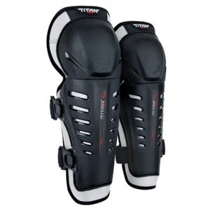 FOX Youth Titan Race Knee/Shin Guard Black Off-Road/MX/ATV/Motocross 04274-001 - Picture 1 of 1