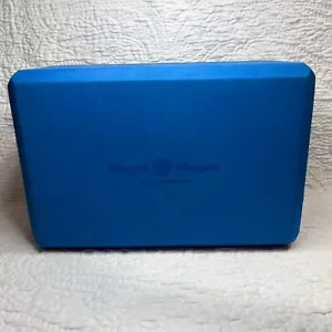 Hugger Mugger Foam Yoga Block Blue 9" X 6" X 4" Exercise Fun Workout Equipment - Picture 1 of 3