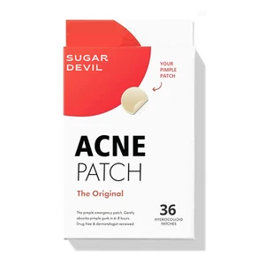 Sugar Devil Acne Patches - Hydrocolloid Pimple Patches for Acne - 36 Patches - Picture 1 of 5