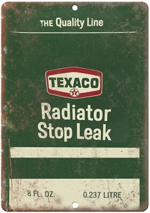 Texaco Vintage Can Art 12" x 9" Reproduktion Blechschild U195 - Bild 1 von 1