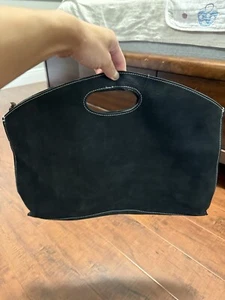 100% Suede Tote Bag  - Picture 1 of 4
