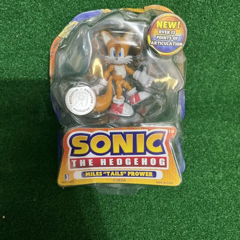ToysRus Jazwares SONIC HEDGEHOG Poseable Action Figure TAILS Sega see desc Cover