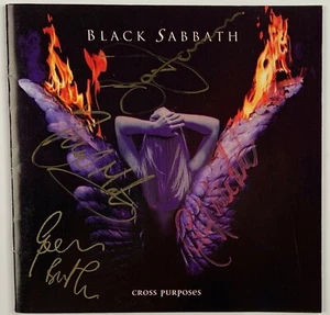 Black Sabbath JSA Signed Autograph CD Booklet Cross Purposes Lommi Martin + - Picture 1 of 5