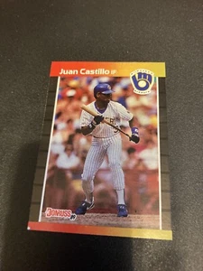 DONRUSS ‘89 Juan Castillo IF 530 Baseball Card Collectible - Picture 1 of 2
