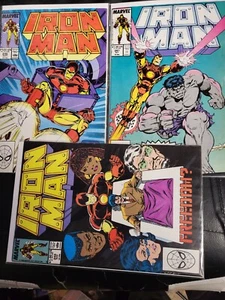 LOT OF 3: Iron Man #246 +247 +248, Marvel Comics, VERY GOOD TO NM - Picture 1 of 1