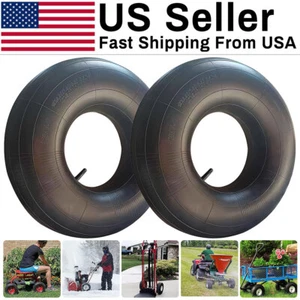 2x Lawn Mower 15X6.00-6 Tire Inner Tubes 15x6-6 15x6x6 15/6X6 Tractors TR13 - Picture 1 of 13