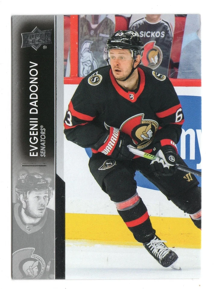 2021-22 Upper Deck 128 Evgenii Dadonov Ottawa Senators Card - Image 1 of 1