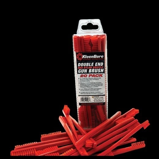 KleenBore Double End Red Nylon Utility Brush UT221-RED - Image 1 of 1