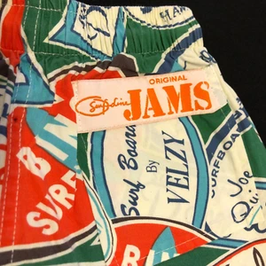 LITTLE KIDS Original JAMS WORLD Decals Shorts SURF LINE Velzy Bing Weber Hobie M - Picture 1 of 11