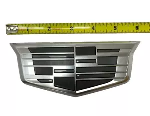 OEM GM 2021-2024 Cadillac Escalade Monochrome Rear Emblem 6inch Non Lit 84672028 - Picture 1 of 6