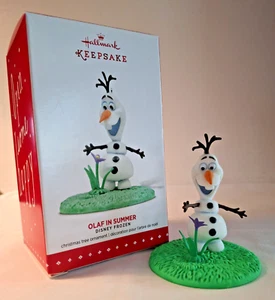 MIB 2015 Hallmark Andenken Ornament Olaf im Sommer Disney FROZEN QXD6167 - Bild 1 von 9