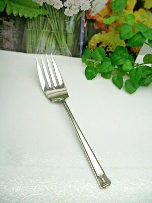International Holmes & Edwards  CENTURY Silverplate Cold Meat Serving Fork  1923 - Image 1 of 4