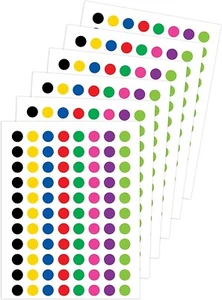 Teacher Created Resources Colorful Circles Mini Stickers 6 Packs of 1144 each - Picture 1 of 4