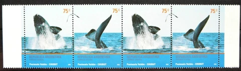 Argentina Stamps - Southern Right Whale_2002 _x2_1 - MNH Cover