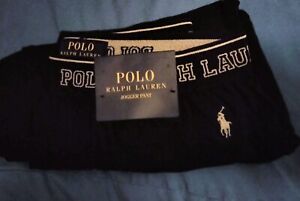 Polo Ralph Lauren Jogger Pant Black w/White Logo Men's Small (S) NEW w/Tags