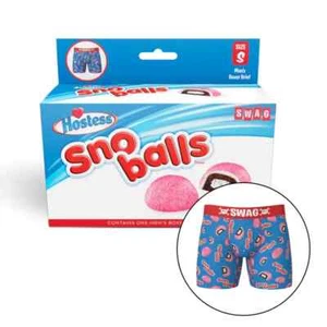 Hostess Sno Balls Boxer Briefs in GIFT BOX, Men's Size S, M, L, Boxers B59 MP - Picture 1 of 4