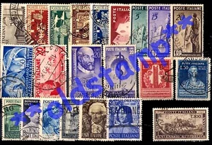 ITALIA Repubblica Annata 1949 a scelta tra tutti i valori Annullati - Picture 1 of 16