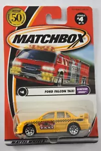 2002 Matchbox #4 1:64 Scale 2002 Hometown Heroes Series FORD FALCON TAXI - Picture 1 of 6