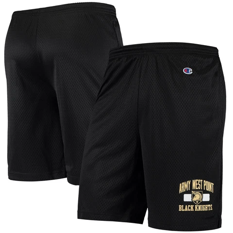 Men's Champion Black Army Black Knights Classic Shorts Cover