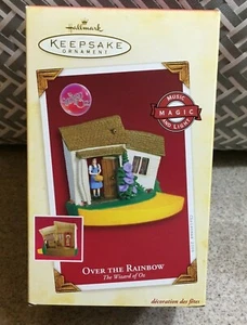 Hallmark Andenken Ornament Zauberer von Oz über dem Regenbogen MAGIE - Bild 1 von 2