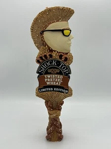 Shock Top Twisted Pretzel Wheat Limited Edition Resin Beer Tap Handle - Picture 1 of 15