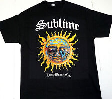 Sublime T-shirt Lbc Ska Punk Long Beach Cali Tee Men's Black 100% Cotton New