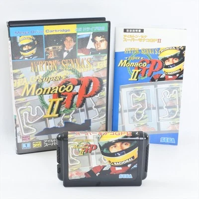 SUPER MONACO GP II 2 AYRTON SENNA'S Sennas Senna Mega Drive Sega 0250 md - Image 1 of 4