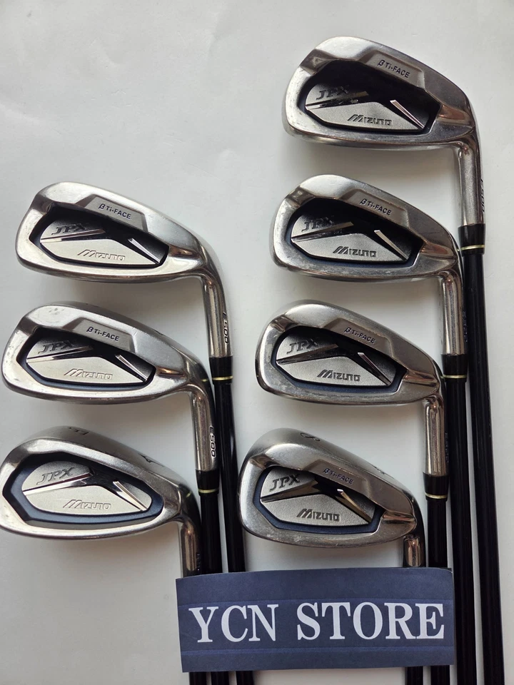 Mizuno JPX E500 Ti-FACE Iron Set 5-PW-FW 7pcs Carbon Shaft Flex-SR Japan Golf - Image 1 of 4