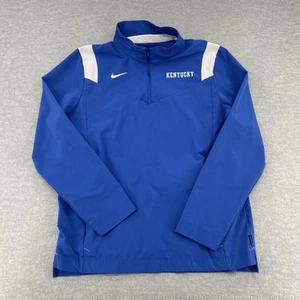 Nike Kentucky Wildcats Jacke Erwachsene Large blau 1/4 Zip leichter Pullover Herren - Bild 1 von 6