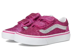 Children Unisex Sneakers & Athletic Shoes Vans Kids Old Skool V (Little Kid) - Picture 1 of 81