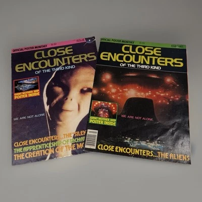 Official Poster Monthly Close Encounters of the Third Kind 1978 Issues 2&3 Look! - Image 1 of 4