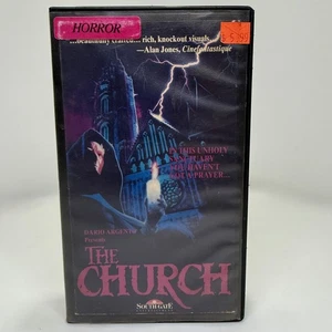 Dario Argento’s “The Church” VHS Tape in Hard Box 1991 South Gate Unrated Rare - Picture 1 of 7